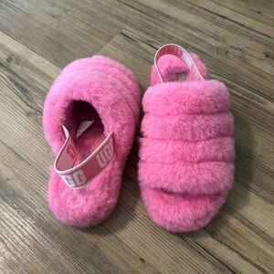 Pink UGG slippers